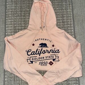 California Golden State Women's Pink Hoodie